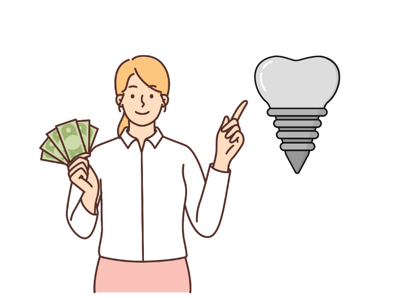 インプラントの高額療養費制度についてのイラスト